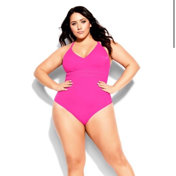 👙 City Chic Lucia 1 Piece Swimsuit Bathing Suit - Picture 1 of 8